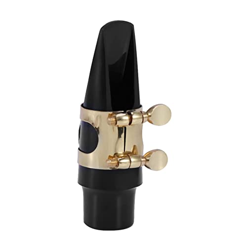 Saxophone noir avec roseau boucle bouchon et 2 pads kit complet - 2