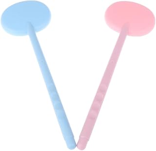 Occus 1pc Eye Occluder Professional Handheld Optometry Tool Eye Occluder Block Plate for Vision Test Eyesight Exam Pink Blue - (Color: Blue)