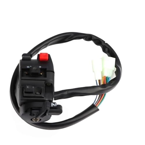 Interruptor de arranque de 5 funciones para manillar moto luz y ATV 90cc 150cc