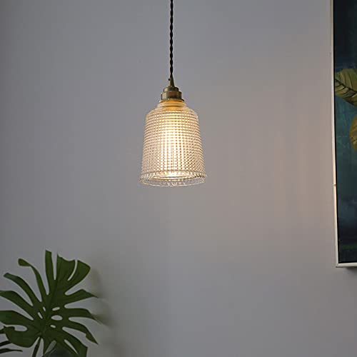 Lámparas colgantes de vidrio estilo nórdico retro para cocina y comedor 3