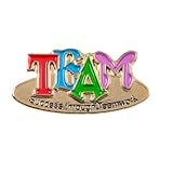 Trainers Warehouse Success Through Teamwork Lapel Pins, Great for Educational and Team Building (10/Set)