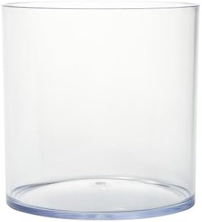 OASIS® clear acrylic vase (14.5 x 15cm) by Smithers Oasis