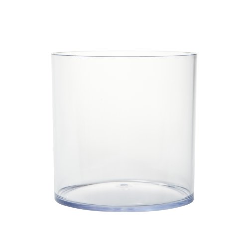 OASIS® clear acrylic vase (14.5 x 15cm) by Smithers Oasis