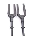  Prensa de bola neumática y U conjunta herramienta de reparación automática removedor de punta plana cincel martillo de aire puntas de separación neumática