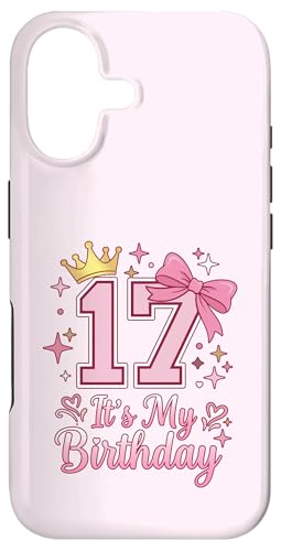 It's My 17�΂̒a���� ���̎q �R�P�b�g���{�� �s���N 17�� �X�}�z�P�[�X iPhone 17 �p