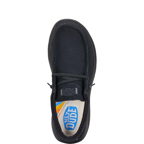 Image of HEYDUDE Men's Wally Comf Suede Slip-On Loafers | Lightweight Men's Casual Shoes | Extra Plush Midsole Padding for Everyday Wear