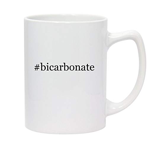 Molandra Products #Bicarbonate - 14Oz Hashtag White Ceramic Statesman Coffee Mug #TOP21