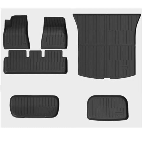 Tapis sol coffre voiture Tesla Model 3 Highland protection coffre arrière TPE antidérapant 2021-2026
