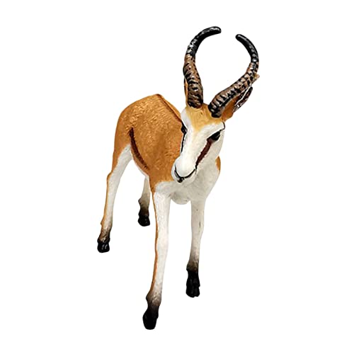 Antelope Deer Figurine Miniature Animal Model for Collectors Ages 3+
