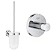 Grohe Porta Scopino Completo Essentials New, Cromo 40374001 & Gancio, Cromo 40364001