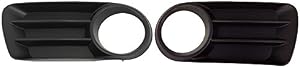 Titanium Plus Autoparts 2002-2005 Compatible With FORD Explorer Front Left & Right Side BUMPER Grille Grill Black