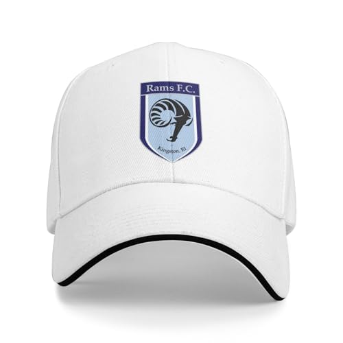 Uri University of Rhode Island Rams Sandwich Cap Unisex Classic Baseball Capunisex Adjustable Casquette Dad Hat White