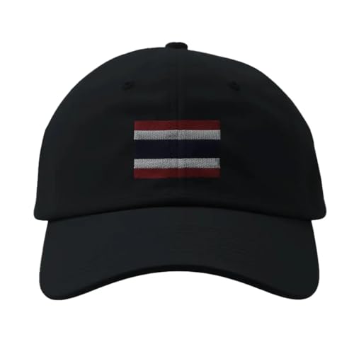 Casquette Drapeau de la Thaïlande Noir : Cadeau Idéal pour Passionnés