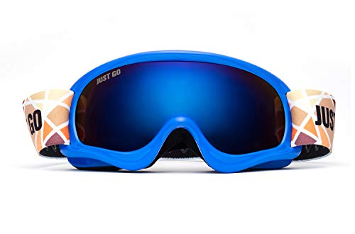 Gafas de esquí para niños y niñas con protección UV 400 antivaho