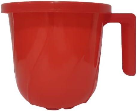 Aak Plastic Mugs for Bathroom Bath Mug x 1 Mug Stripes Design-image-24