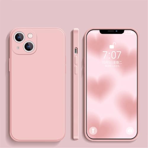 Coque silicone liquide iPhone 14 Plus avec protection d'objectif intégrée - 4