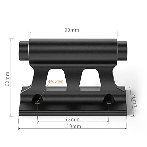Support de vélo à serrage lot de 2 noir pour fixation stable