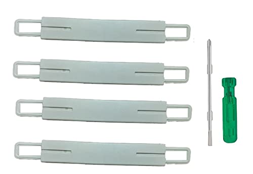 Image of Black Spare Strap Handle Repair & Replacement for VIP, Skybag, Safari, American turister Suitcase Box Luggage,Trolley Suitcases (4GREY Handle+1SCREW)