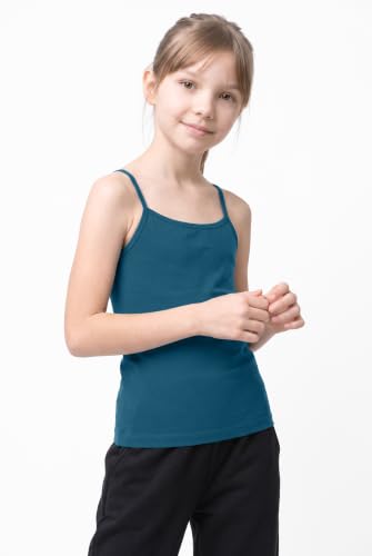 Image of Kurve Girl's Sleeveless Tank Top - Stretch Undershirts Cami Camisole, UV Protective Fabric, Rated UPF 50+ (Made in USA)