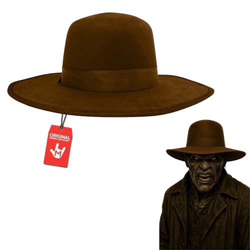 Nicky Bigs Novelties Amish Hat Wide Brim Hats For Men Gaucho Hat Amish Costume For Men - Brown