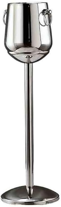Ice Bucket, Champagne Bucket Rack Stainless Steel Bar Ice Bucket Home Use with Rack Ice Pellet Bucket Deluxe Red Wine Bucket Ice Buckets for Parties