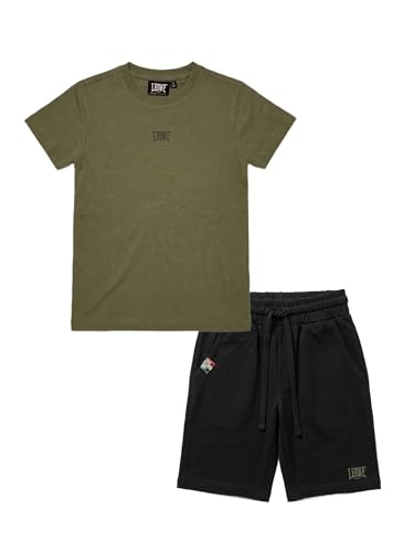 Conjunto LEONE 1947 de camiseta y bermudas para niños con acabados de alta resistencia