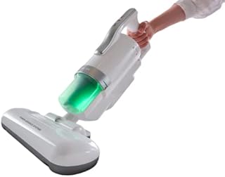 Iris Ohyama Quilt IC-FAC4 531346, Anti-dust mite/allergen Vacuum Cleaner for mattresses, Sofas, and Other Fabrics, Cyclone Stream Technology, 14,000 Vibrations/Minute, White