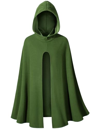 Disfraz capa con capucha medieval para niños miniatura 1