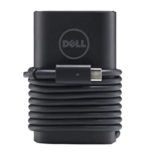 Dell Kit E5 - Adaptador AC (65W, Tipo-C) Color Negro