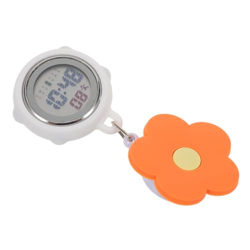SHERCHPRY Relojes De Enfermera para Mujer Reloj De Solapa De Enfermera Resistente Al Agua con Bolsillo Colgante con Broche Médico