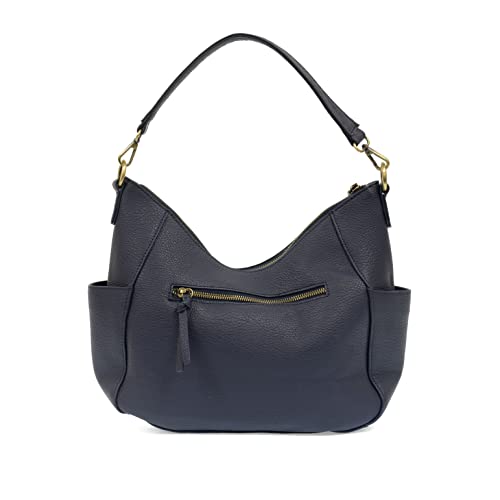 Image of Joy Susan Womans Trish Convertible Hobo Bag - Navy