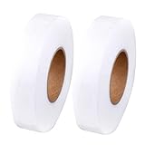 Beatifufu 2 Stück Doppelseitiges Bügelband Weiß Hemming Tape für Kleidung Reparatur Hot Melt...