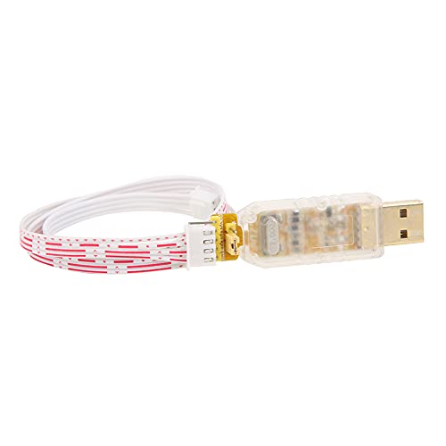 Fafeicy Controlador Lógico Programable, Alta Estabilidad, 10MR 6 Entradas de Canal, 4 Relés, Fuente de Alimentación 24V, Ideal para Automatización Industrial (Cable USB a TTL)