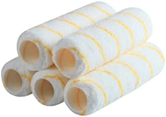 Bates- Paint Roller Covers, 1/2" x 9" Roller Covers, Pack of 5, Covers for Paint Rollers, Naps for Paint Roller Brush, Roller Naps, House Painting Supplies, Nap for Roller Frame