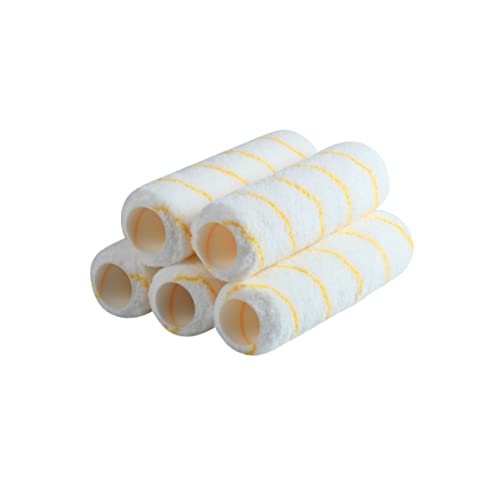 Bates- Paint Roller Covers, 1/2" x 9" Roller Covers, Pack of 5, Covers for Paint Rollers, Naps for Paint Roller Brush, Roller Naps, House Painting Supplies, Nap for Roller Frame