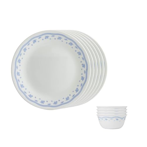 Image of Corelle Livingware 8 Pc Basic /Mini /Starter Dining Set Set-Morning Blue