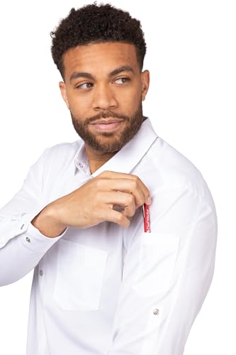 Chef Works Mens Seville Shirt with Mesh Panels4