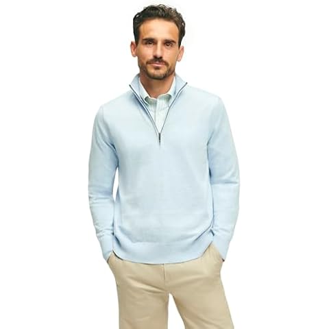 Brooks Brothers Light Blue Supima Cotton Sweater Cover
