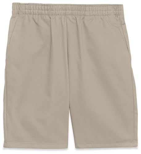 Image of Classroom Uniforms Pull On Shorts for Boys & Girls With Elastic Waistband 52132, 12, Khaki
