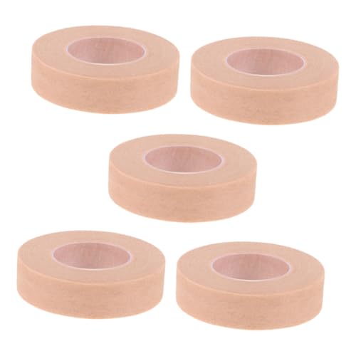 SOESFOUFU Eyelash Extension Supplies 5 Rolls of Makeup Adhesive Tapes Invisible Tape Adhesive Natural Eyelash Tape Skin Friendly