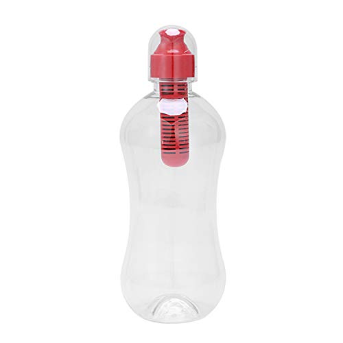LOLAY Bouteille Filtrante ExtéRieure D'Hydratation de Bobble de l' 550ML FiltréE, Rouge
