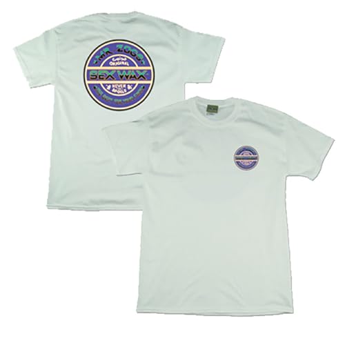 T-shirt Sex Wax Two Tone taille S vêtement de surf manches courtes