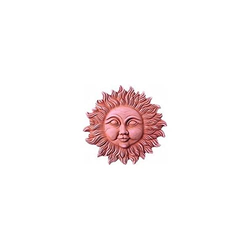 Pannelli Decorativi In Terracotta – 2 Pezzi, Dea Della Fortuna E Arpa, Fatto A Mano In Italia, Per Parete