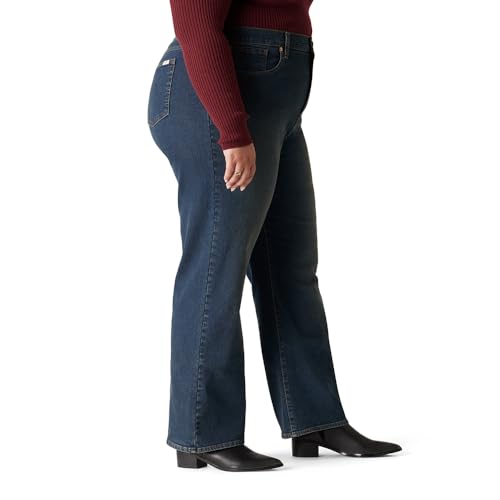 Levi Strauss Signature Women's Heritage High-Rise Loose Straight Jeans Stretch Denim (Also Available in Plus Size)2
