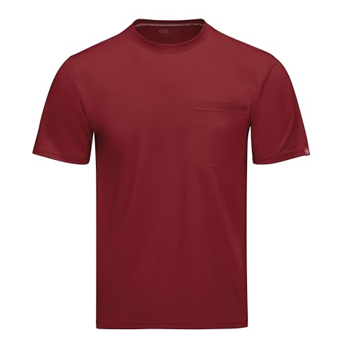 Red Kap Men's Tall Size Cooling Short Sleeve Pocket Tee, Crimson, Large Tall by Red Kap - Used condition - Image 6