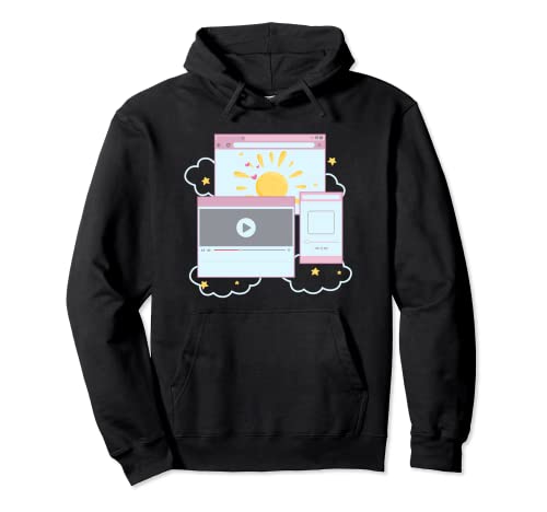 Navigateur japonais Kawaii E-Girl Sweat à Capuche
