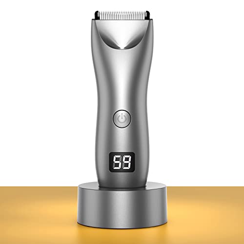 Jack & Rose Electric Ball Trimmer Pubic Hair Trimmer for Men No Nick, Groin Hair Trimmer Ball Shaver for Men