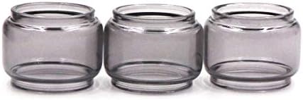 CENGLORY 3PCS Replacement TF-V16 9ml Bulb Glass Tube 24mm Tall Tubes 32mm OD Bulb Glass Tubing Home Decoration (Clear)