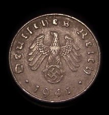 Amazon.com: 1941-J Nazi Germany - 10 Reichspfennig - Very Fine