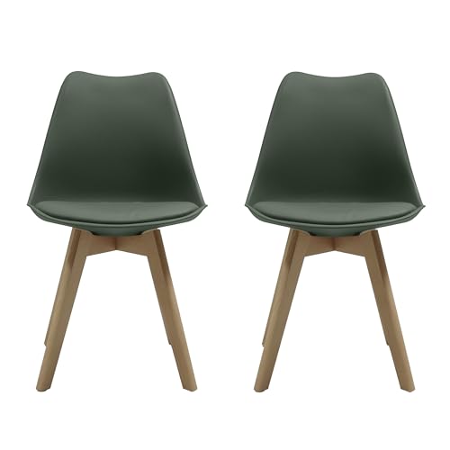 Homely   Pack 2 sillas de Comedor Nórdicas